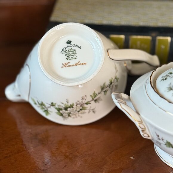 Vintage Franconia-Krautheim and Adelberg Hawthorn Creamer & Sugar Bowl Set - Picture 2 of 7